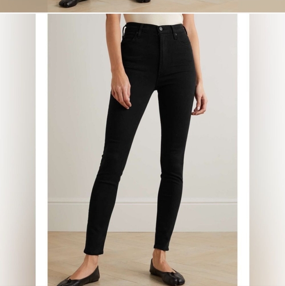 CITIZENS OF HUMANITY Avedon Slick Skinny Leg Black Jeans. Size 26.😎 - Picture 9 of 12